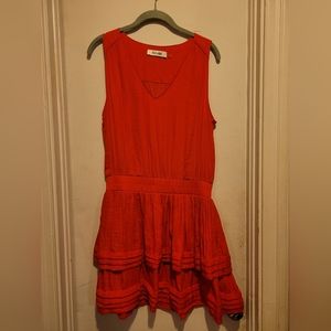 DO+BE Orange/Red Dress Size Medium